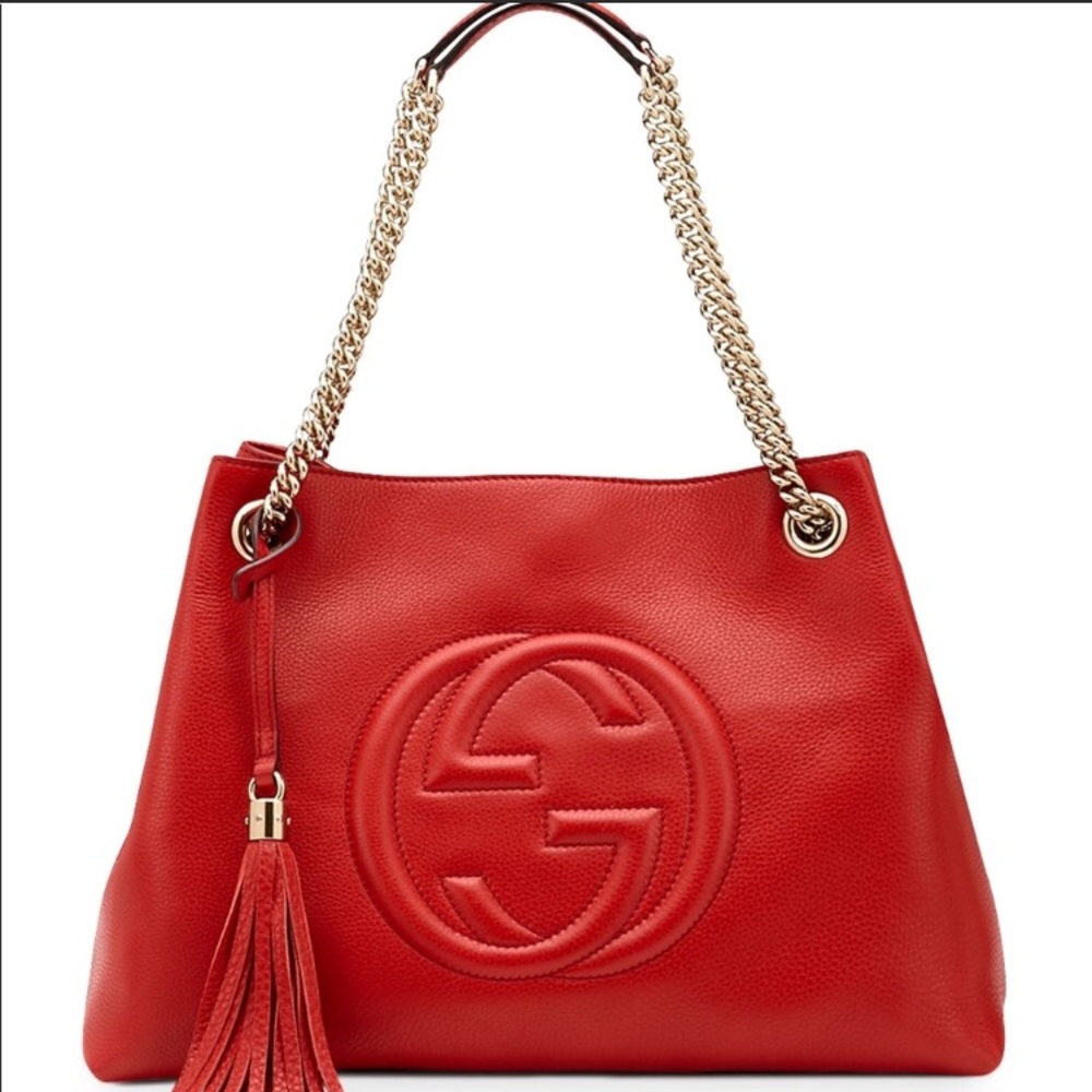 Gucci red soho bag